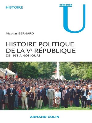 cover image of Histoire politique de la Ve République
